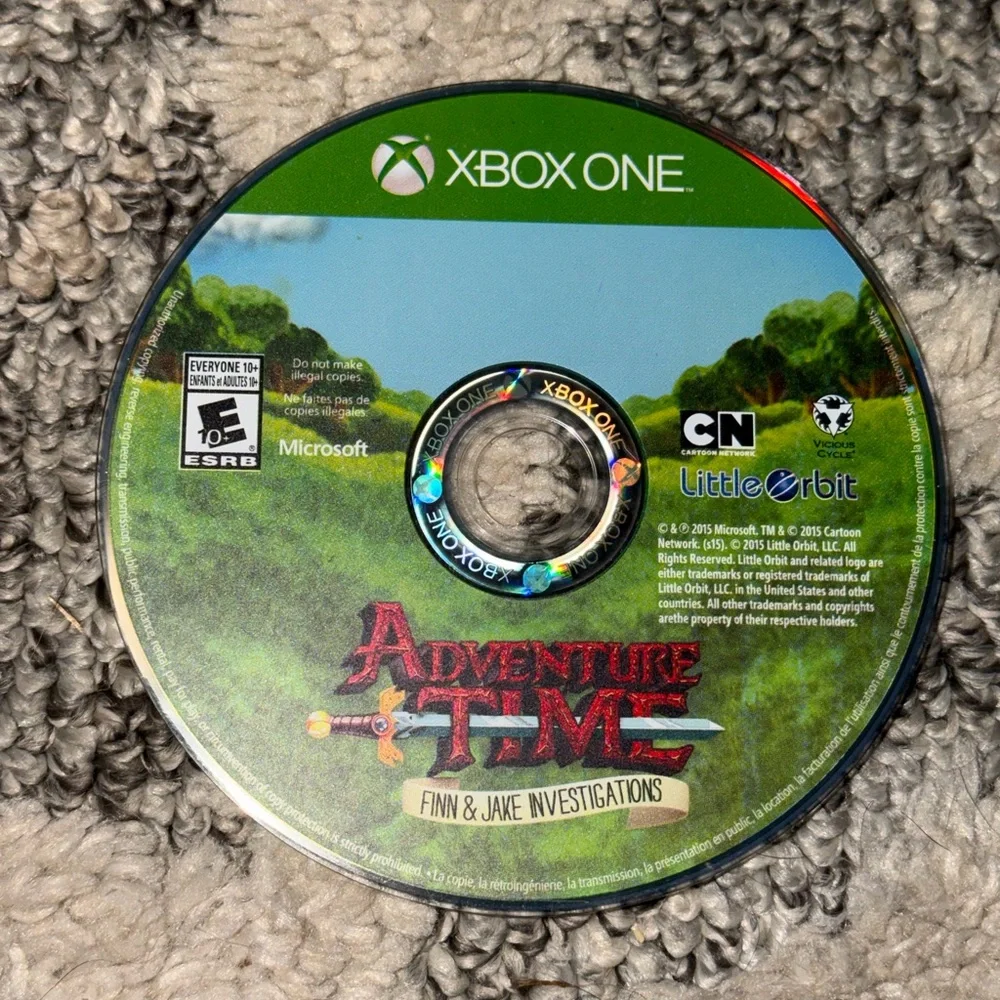 Microsoft Xbox One Adventure Time Finn & Jake Investigations Video Game Rated E
